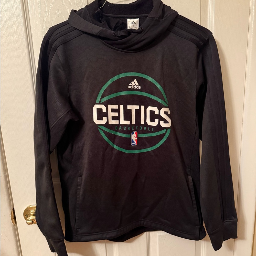 Adidas men’s  Black and Green Celtics Hoodie size M
